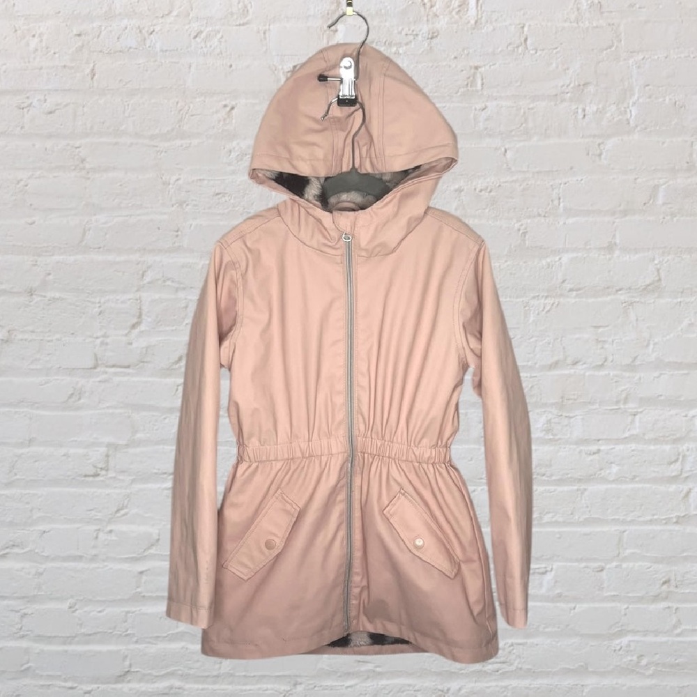 C&C California Faux Fur-Lined Parka Raincoat